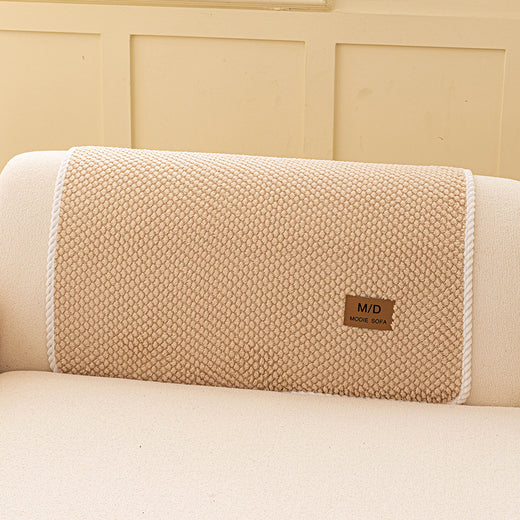 Plush Sofa Cushion Cover