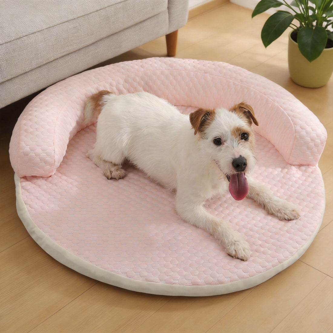 Round Cooling Ice Bean Pet Mat