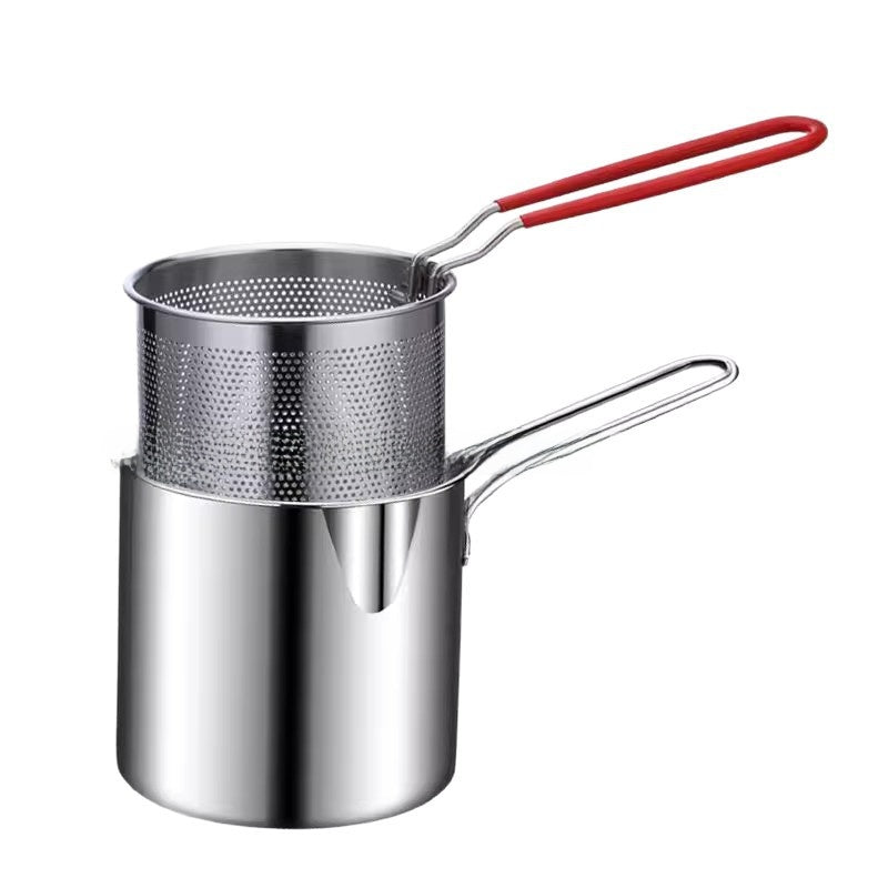 stainless steel frying pot