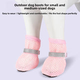 Mesh Pet Dog Shoes with Soft Sole