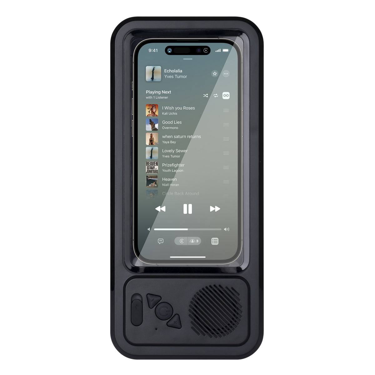 Waterproof Bluetooth Speaker with Phone Holder
