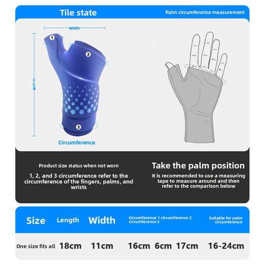 Gel Ice Compress Gloves for Hand and Wrist Therapy