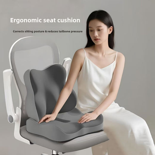 Ergonomic Memory Foam Lumbar Support Seat Cushion