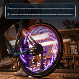 Solar Powered LED Bicycle Wheel Light