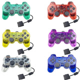 P2 Wired Dual Vibration Transparent Game Controller