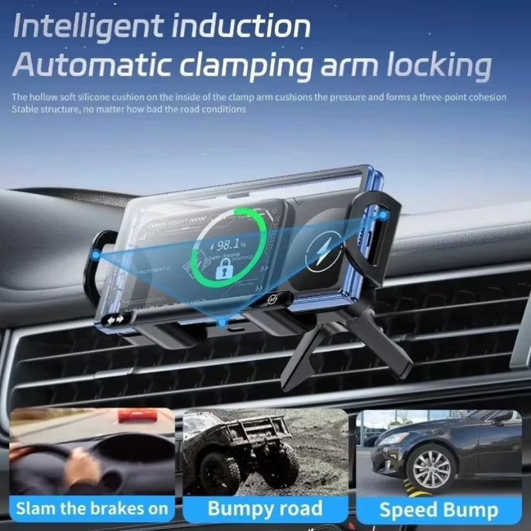 Dual coil wireless charging mount detail