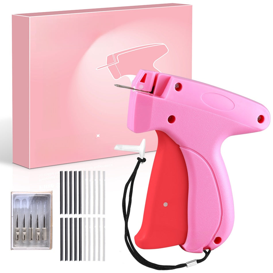 Manual needle-threading label sewing machine