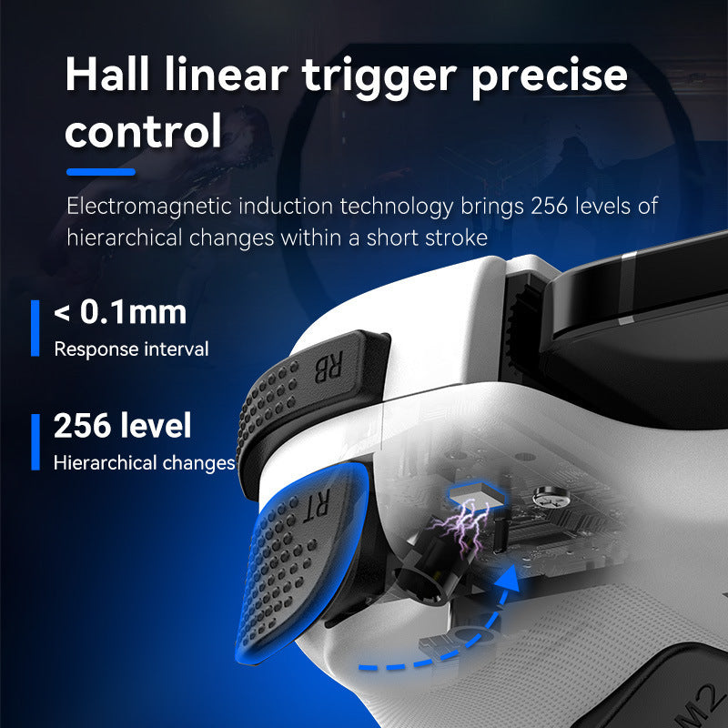 Stretchable Game Controller with Hall Triggers and Macro Programming