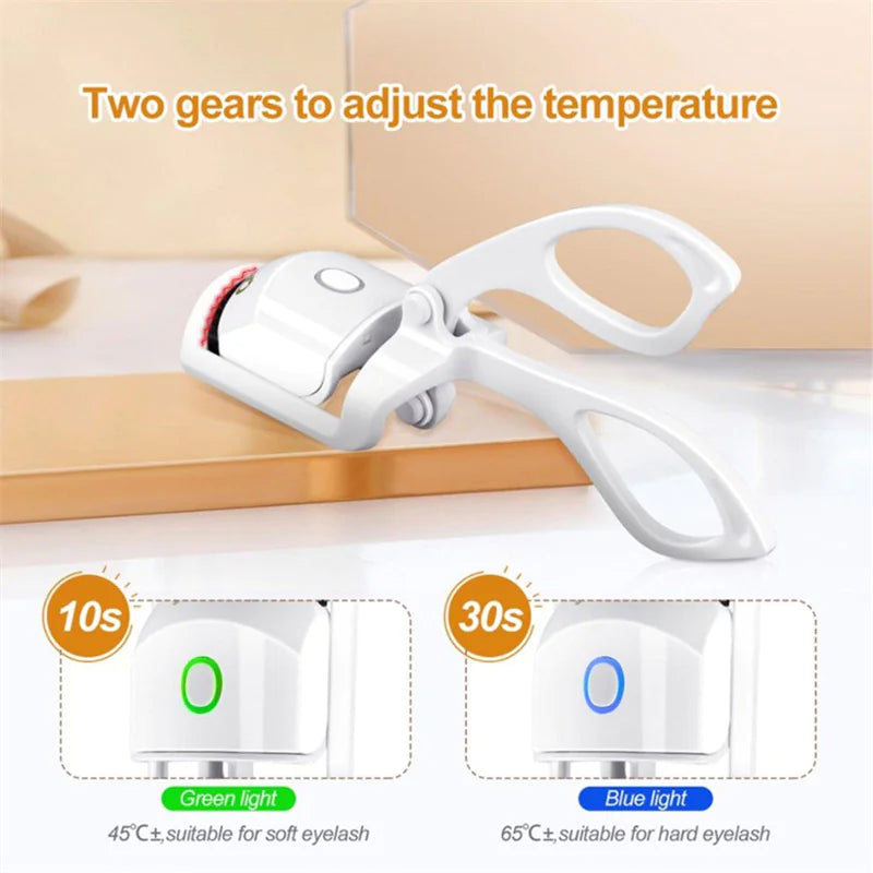 Heated Eyelash Curler — USB Rechargeable Long-Lasting Lash Curler - Image 7