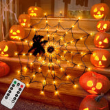 Halloween Spider Web Light with Remote Control