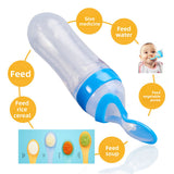 Silicone Squeeze Feeding Bottle for Infants