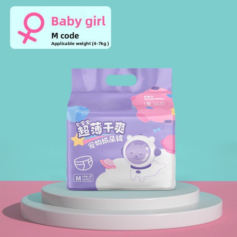 Ultra-Thin Pet Diapers for Dogs