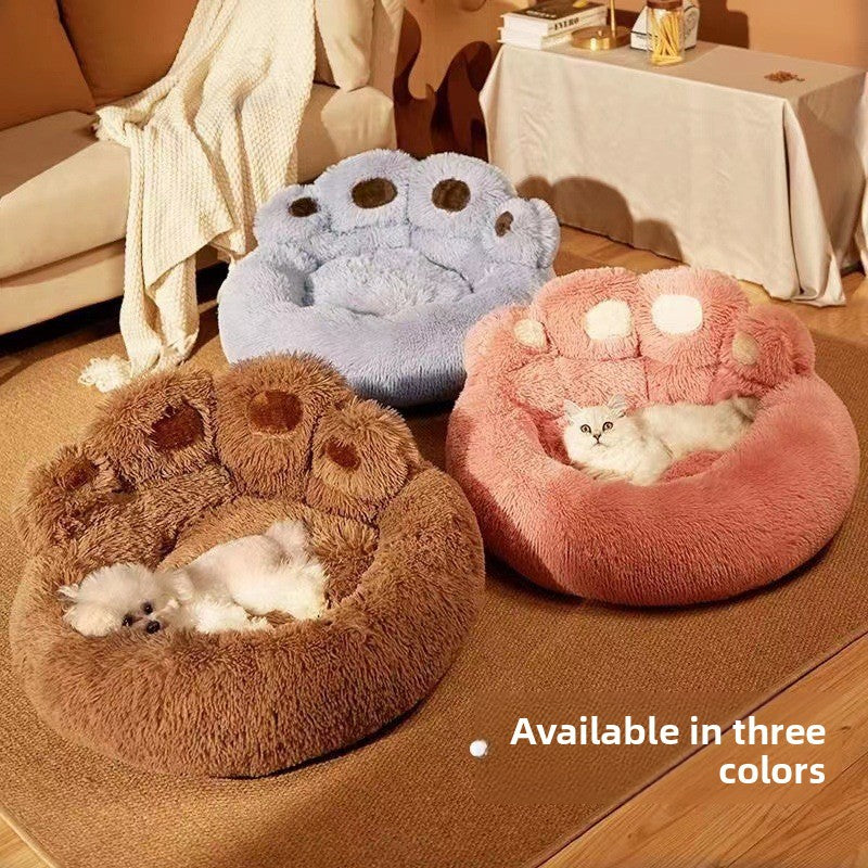 Bear paw-shaped pet sofa cushion