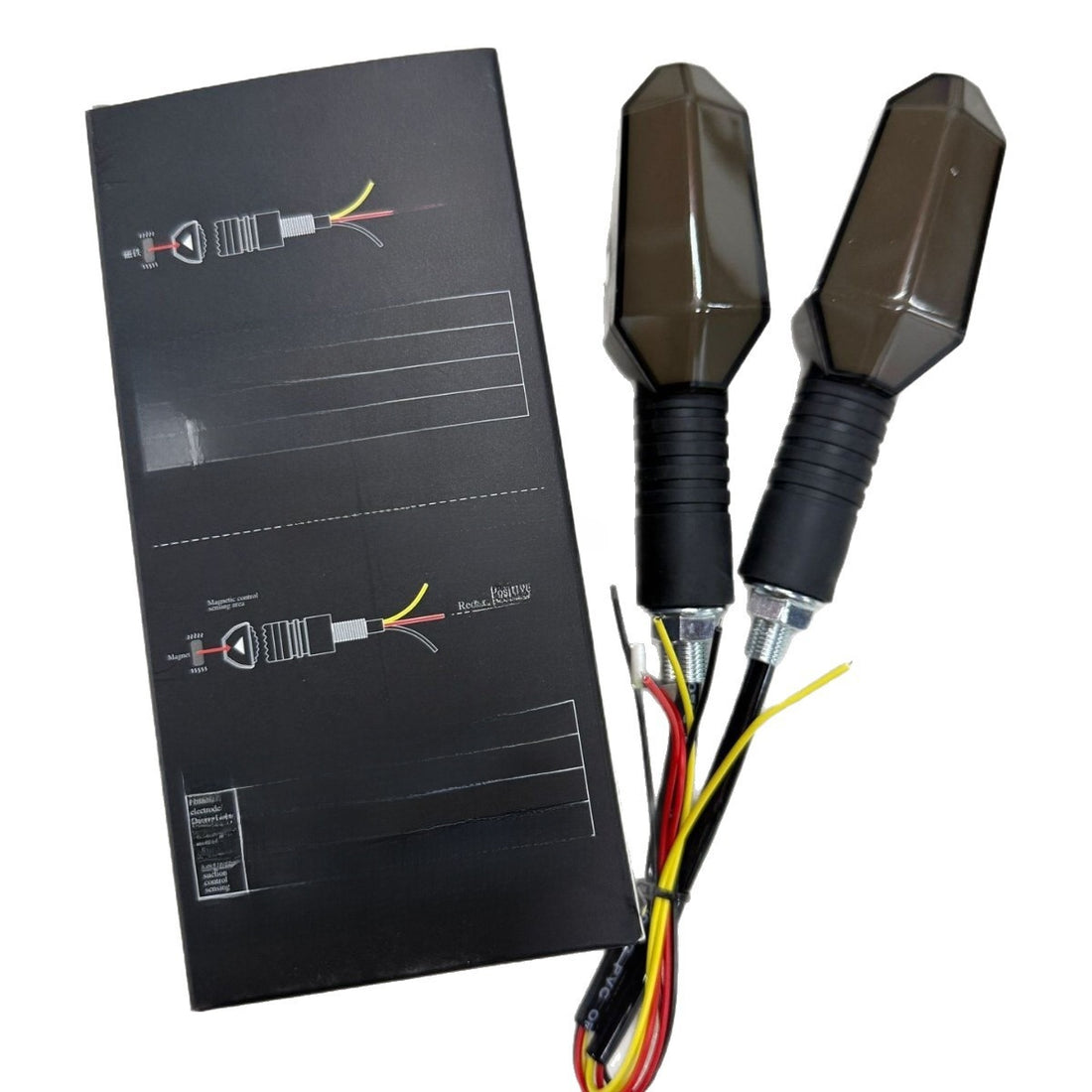 Motor electric vehicle projection turn signal warning ground lamp