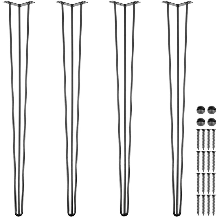 36 Inch Hairpin Table Legs Set of 4 1