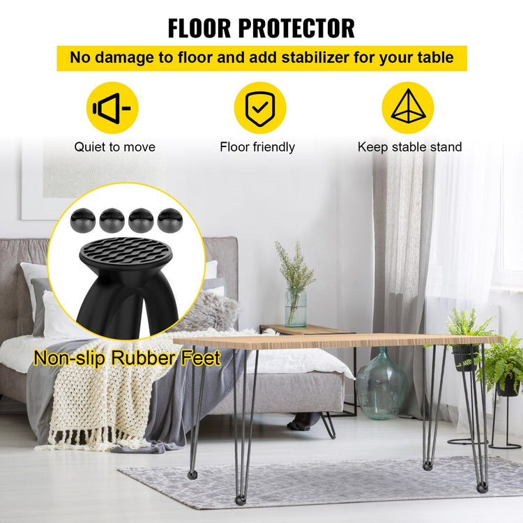 36 Inch Hairpin Table Legs Set of 4 5
