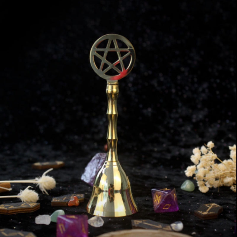Witch altar bell hand-cranked bell