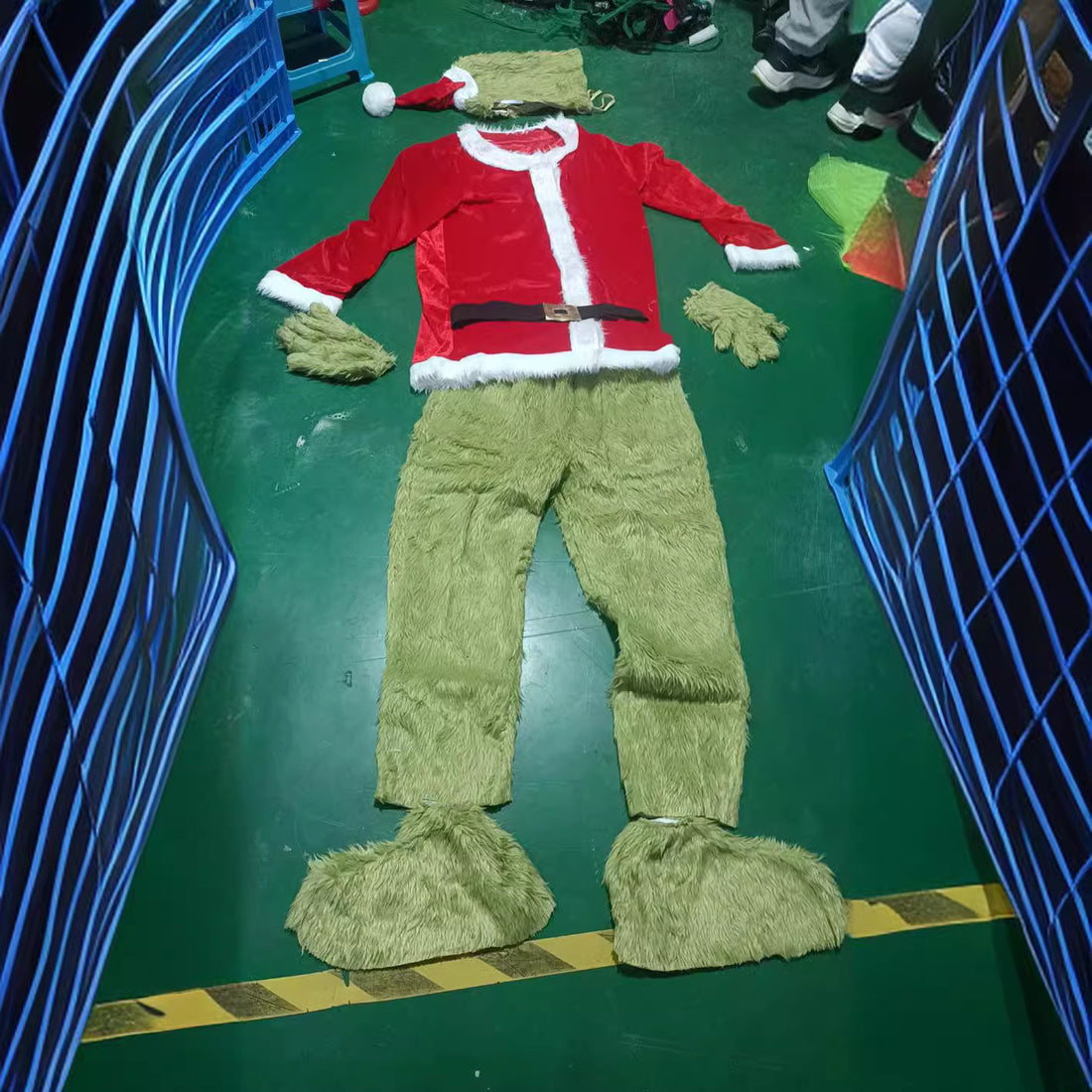 Halloween hit green monster Grinch cosplay costume