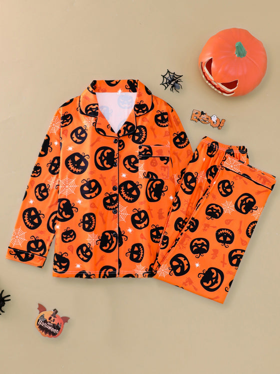 Women's long-sleeve Halloween pajamas