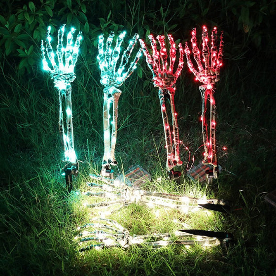 Skull Hand Halloween Garden Decoration