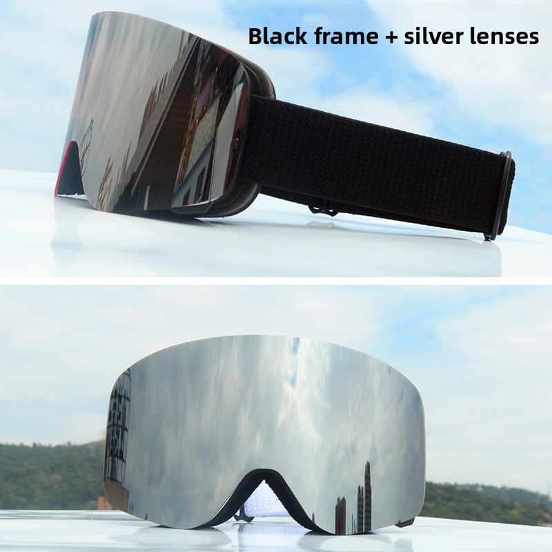 Magnetic Anti-Fog Ski Goggles