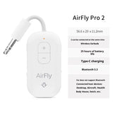 Airfly Pro2/Se Wireless Headphones Bluetooth Receiver Transmitter Aux Car to Audio Cable 3.5Mm Audio Jack Universal