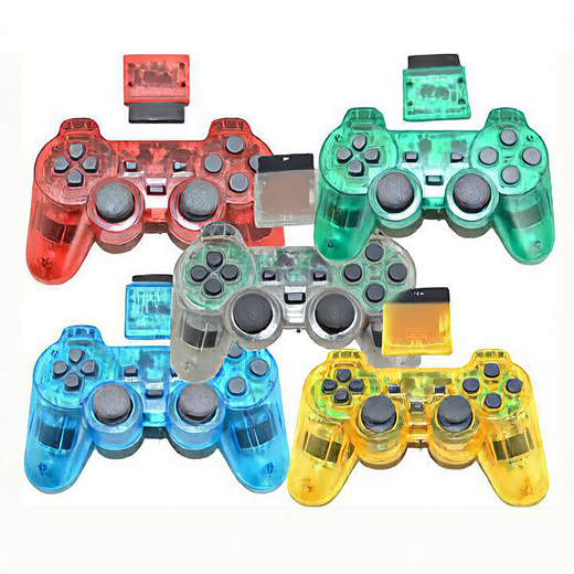 PS2 Wireless Transparent Game Controller