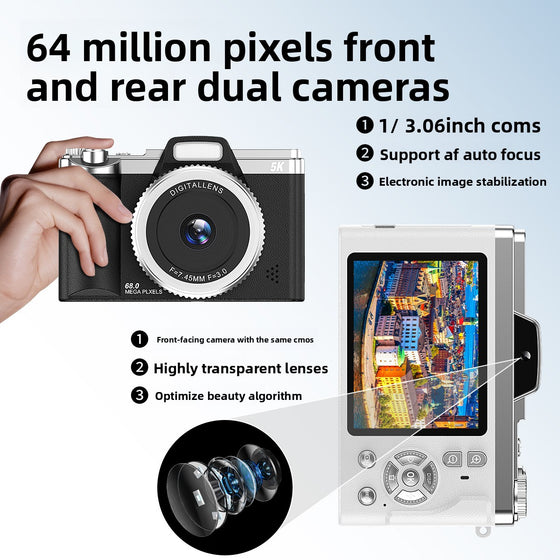 High Pixel CCD Camera with 4K Dual Lens Camera & Photography product image 3