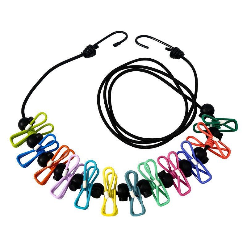 Portable Outdoor Clothesline Clips