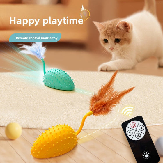 Electric Silicone Mouse Remote Control Cat Chasing Toy product image 1