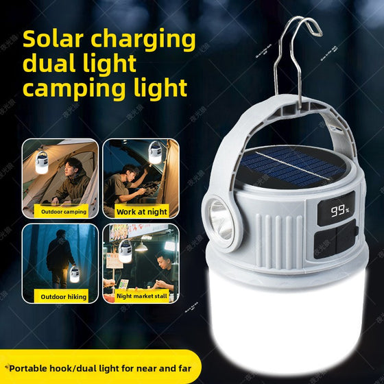 Solar Rechargeable Camping Light with LED Illumination Outdoor Lighting & Tools product image 4