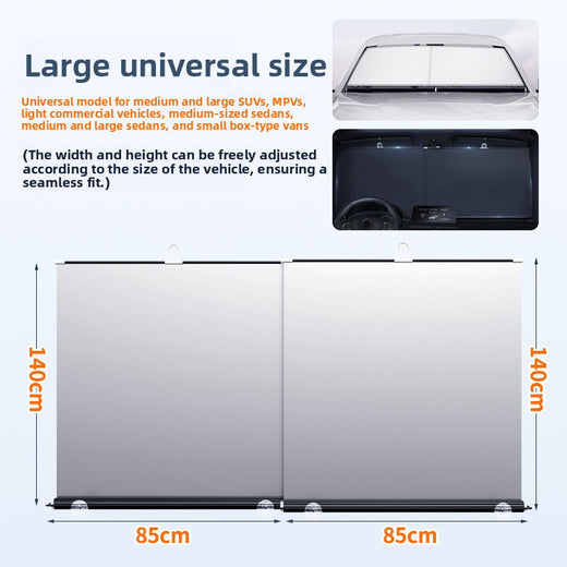 Automatic Retractable Car Sunshade Curtain