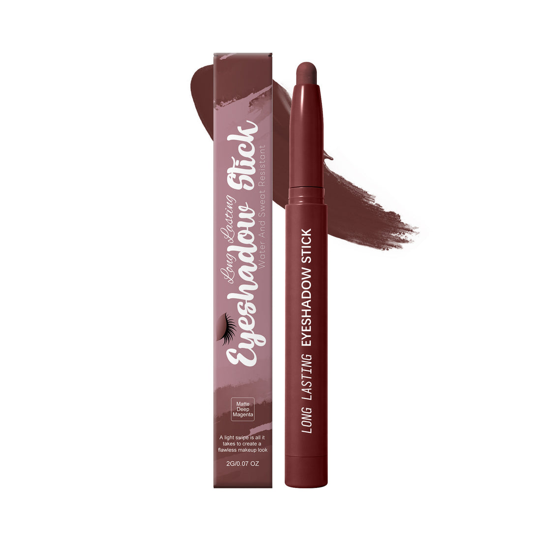 Long-Lasting Silky Smooth Pearl and Matte Eyeshadow Stick 2g For Daily Makeup