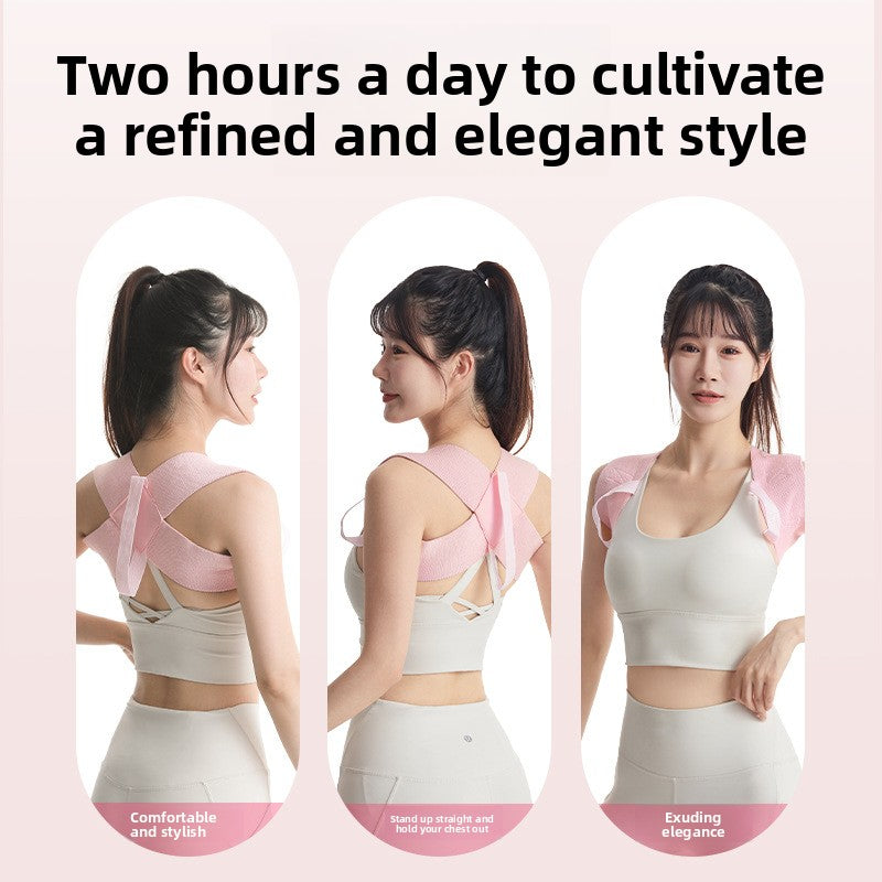 Unisex Heavy-Duty Sports Equipment Unisex Back Brace Posture Corrector Support Belt Men Women