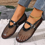 Womens Breathable Mesh Flat Shoes