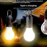 Solar Powered Outdoor Camping Light with Retro Design