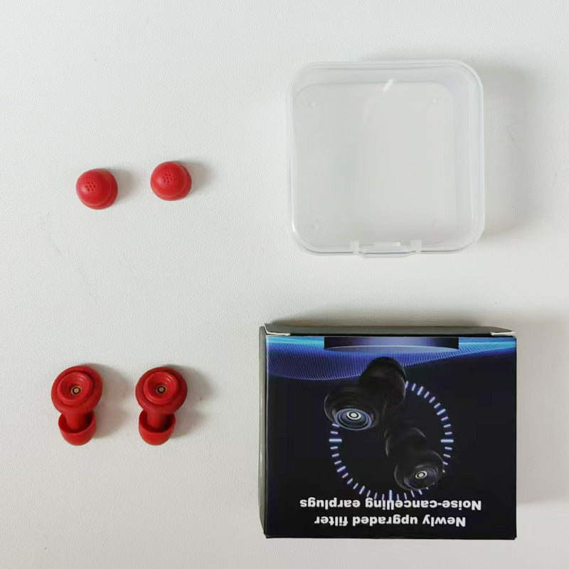Silicone Soundproof Earplugs Noise Reduction Sleeping Swimming Protection