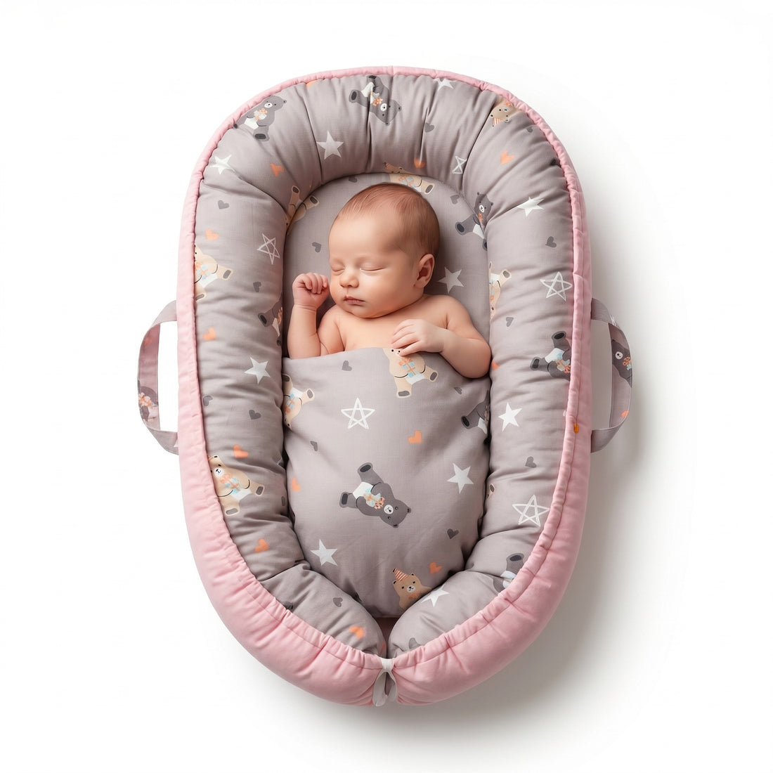 Portable Bionic Baby Nest Crib Removable Washable Cotton Newborn Bed