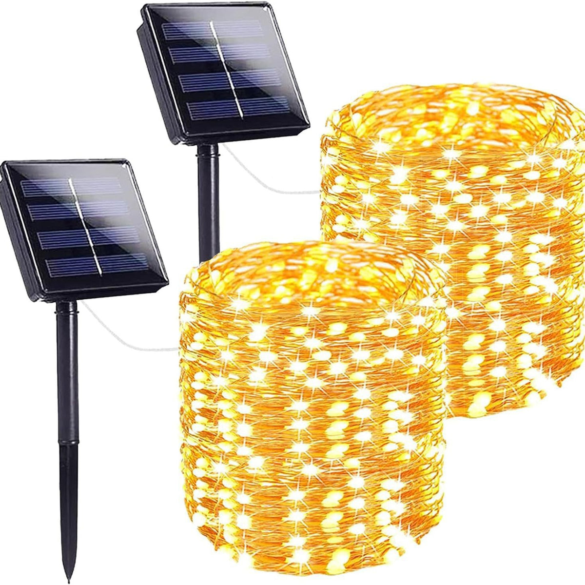 Solar LED Copper Wire String Lights