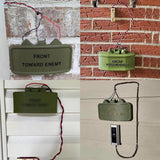 Ring Cam Claymore Mine Doorbell Decoration