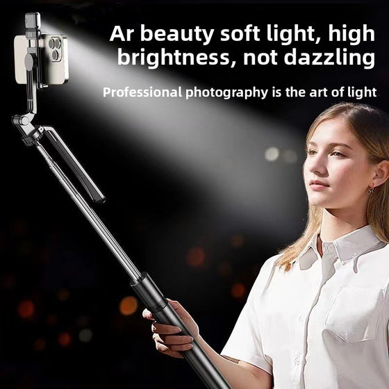 Bluetooth Phone Tripod with Fill Light and Stabilizer Phone Accessories product image 3