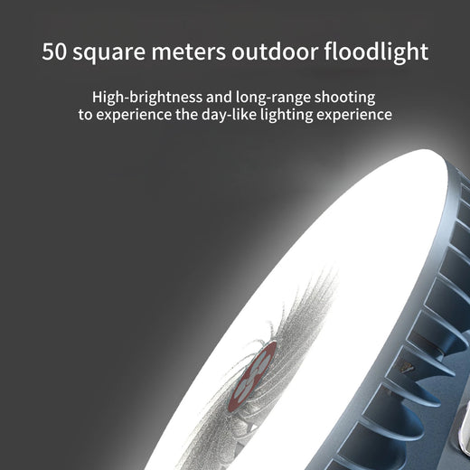 Portable multi-functional camping lamp