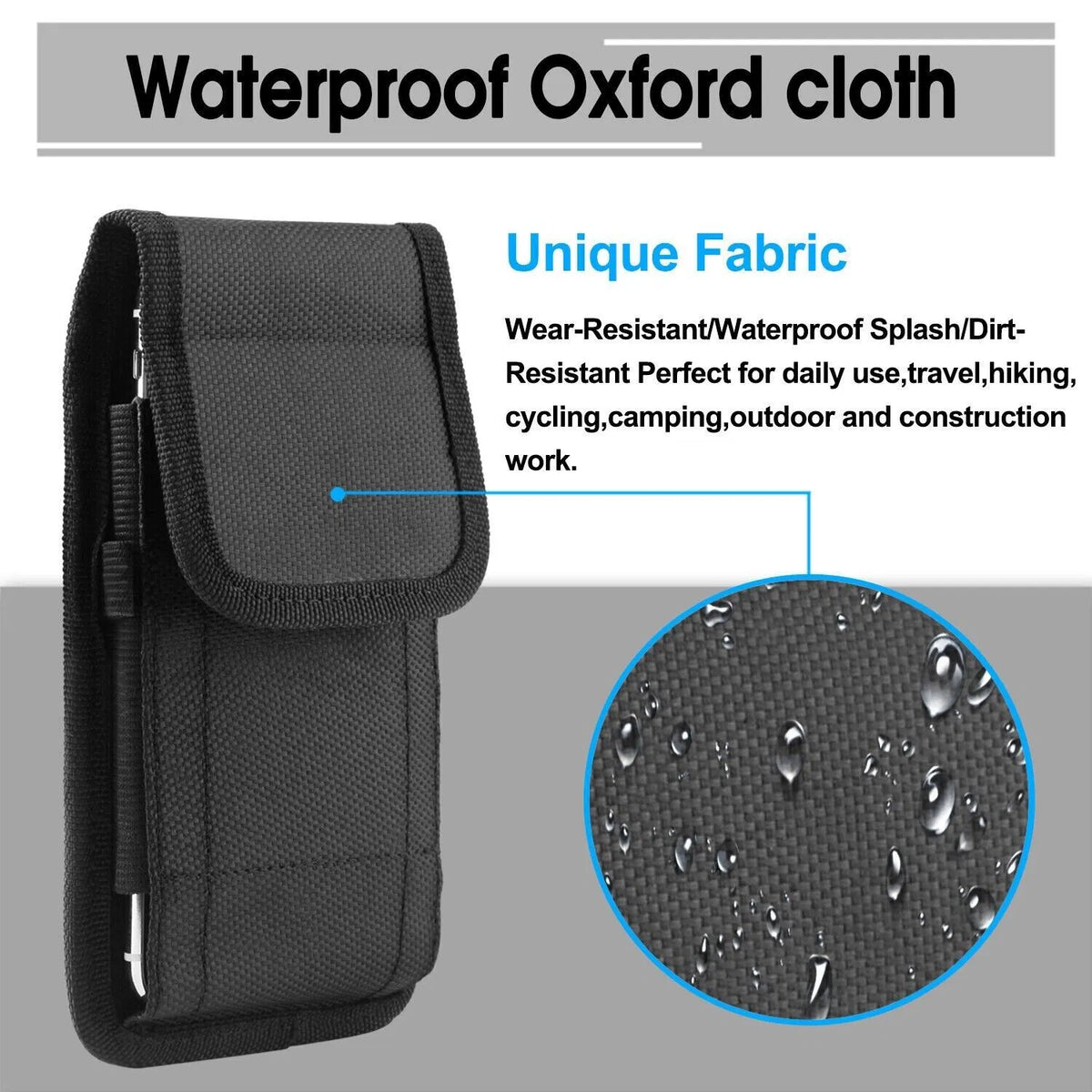 Phone holster worn on belt