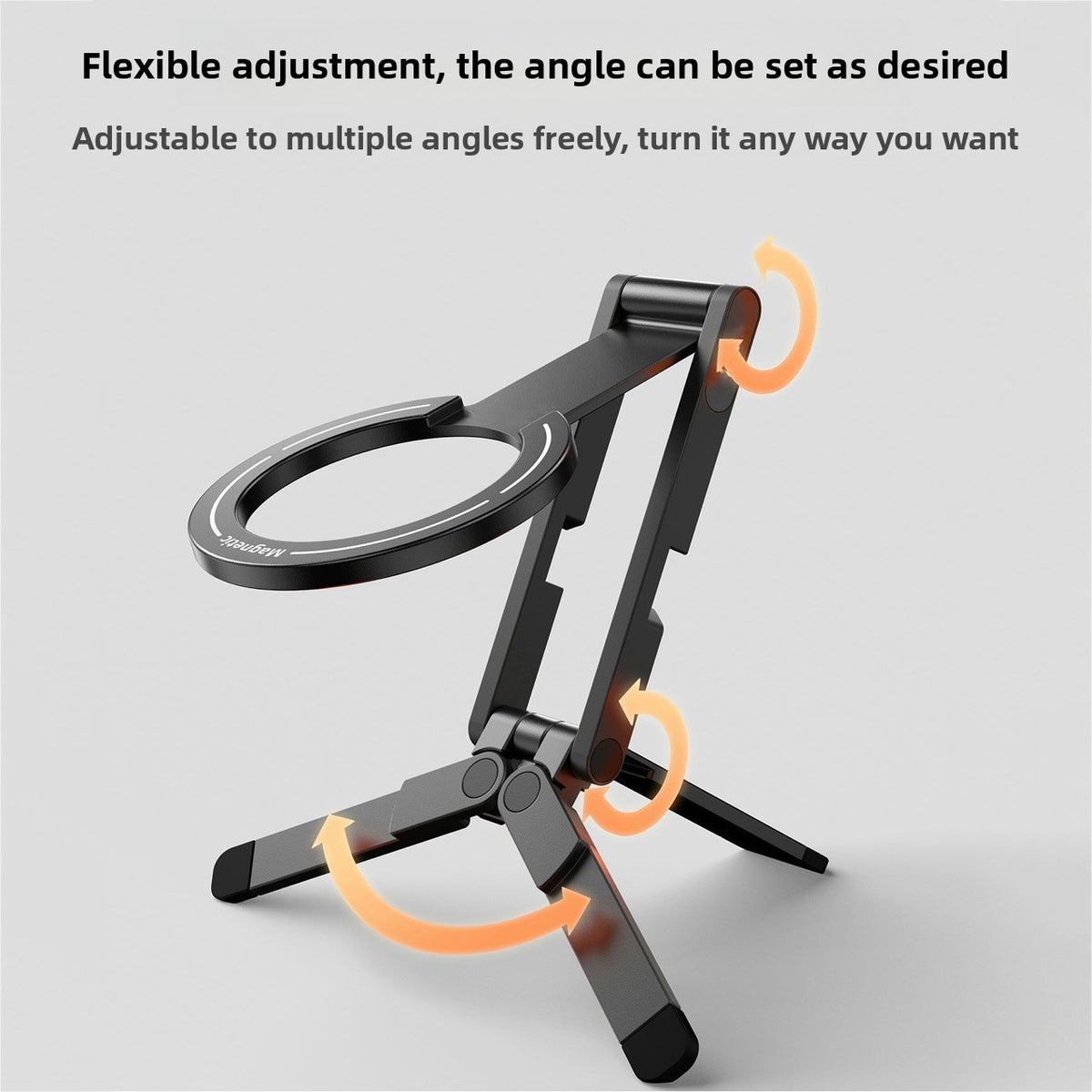Aluminum Alloy Magnetic Phone Holder Multi-Functional Rotating Stand