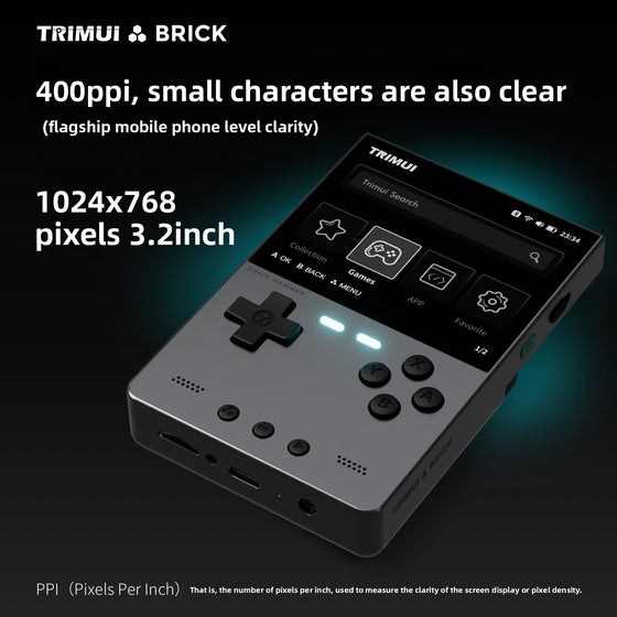 Trimui Brick Hammer Vertical Retro Game Console Consoles product image 2