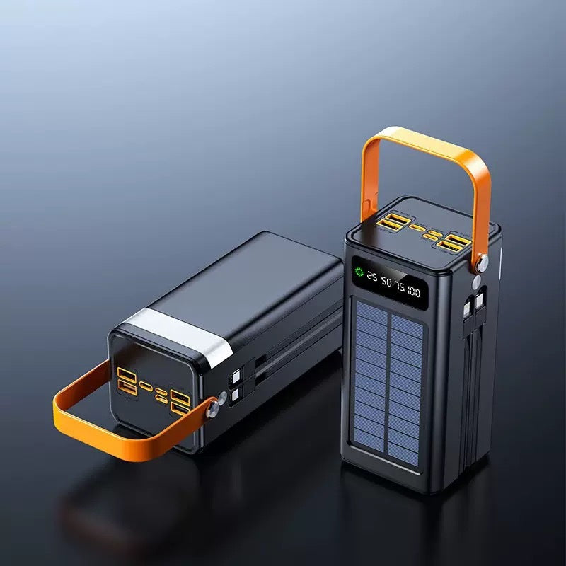 Outdoor solar super-fast charging portable battery