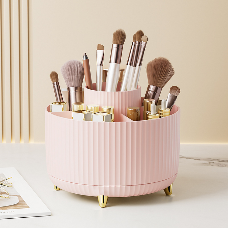 360 Swivel Makeup Brush Organizer