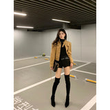 Over-The-Knee Suede High Heel Boots