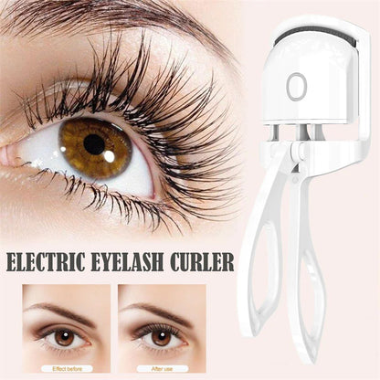 Heated Eyelash Curler — USB Rechargeable Long-Lasting Lash Curler