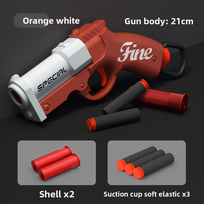 Gold Ring Throwing Shell Soft Bullet Launcher